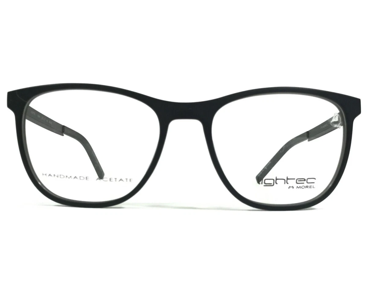 Morel Eyeglasses Frames LIGHTEC 8049L GG022 Black Gunmetal Gray