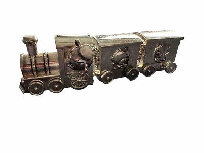 Babys Erster Zahn - Erste Locke Aufbewahrungsbox Lokomotive mit zwei Anhängern