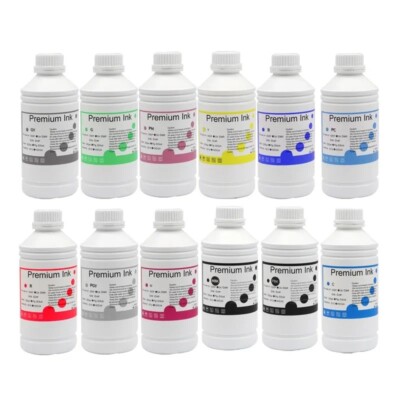 1000ML Universal Pigment Ink for Canon PFI-107 PFI-120 All Inkjet Printers