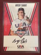 2019 Panini Stars and Stripes Signatures Auto /499 Avery Short