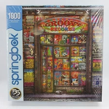 Springbok Groovy Records NEW 1000-Piece Puzzle-Sealed in original box. 