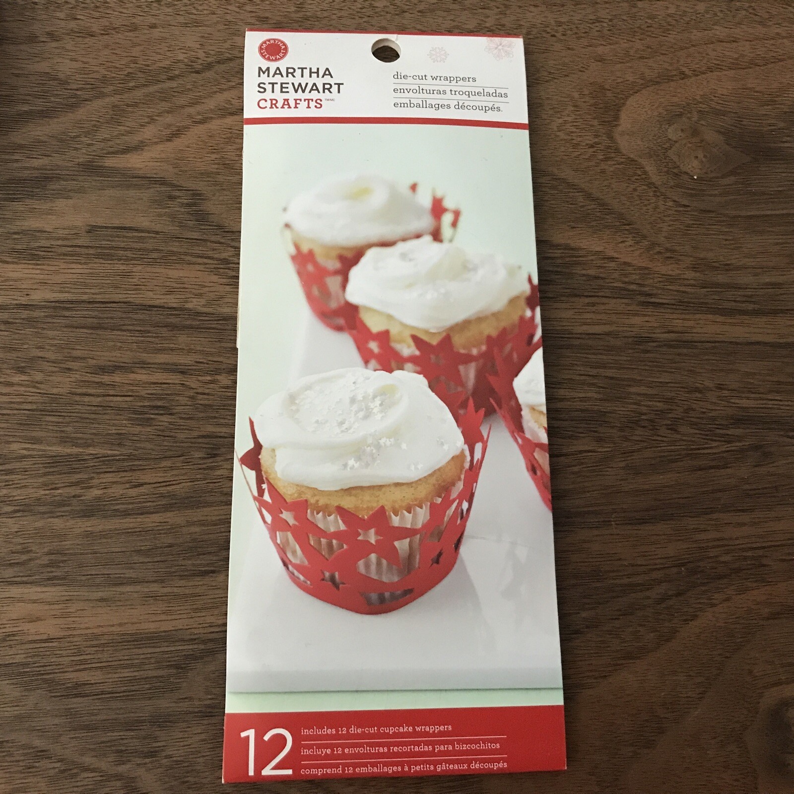 New Martha Stewart Crafts 2011 Cupcake Die Cut Wrappers Holiday Christmas-image