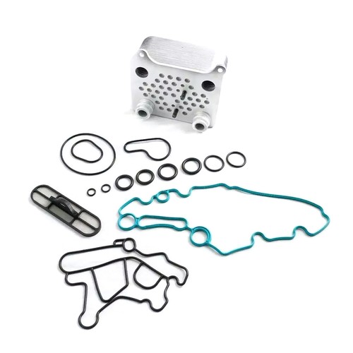 1 Set Oil Cooler For Ford 6.0L Powerstroke Diesel 2008 2009 DP0049 3C3Z-6A642-CA - Picture 2 of 8