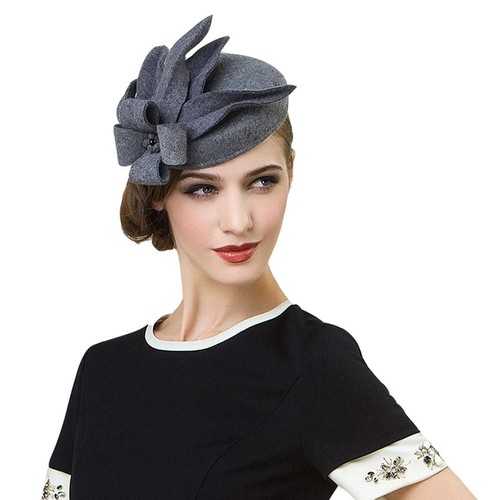 Vintage Fascinator Hut Mit Schleier - Retro Damenhut Für Hochzeit & Tea Party