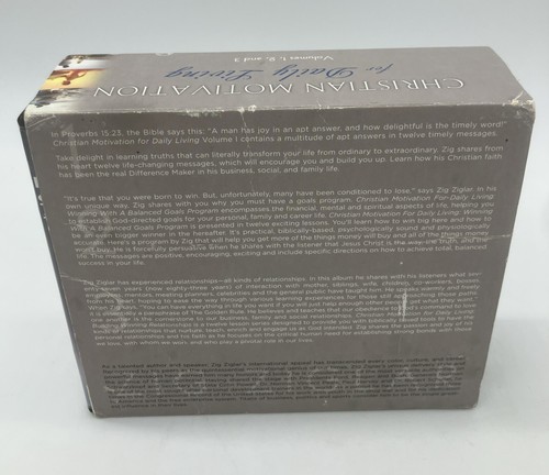 Christian motivation for daily living zig ziglar volumes 1, 2 and 3 rare 18 CD - Picture 3 of 5