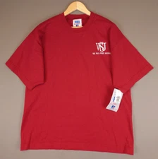 VINTAGE NWT 90s Wall Street Journal Russell Athletic Made in USA Medium (Fits L)