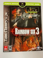 Tom Clancys Rainbow Six 3 Official Game Strategy Guide Xbox Prima Games