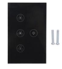 Smart WiFi Air Fan Lamp Touch Switch Voice Co...