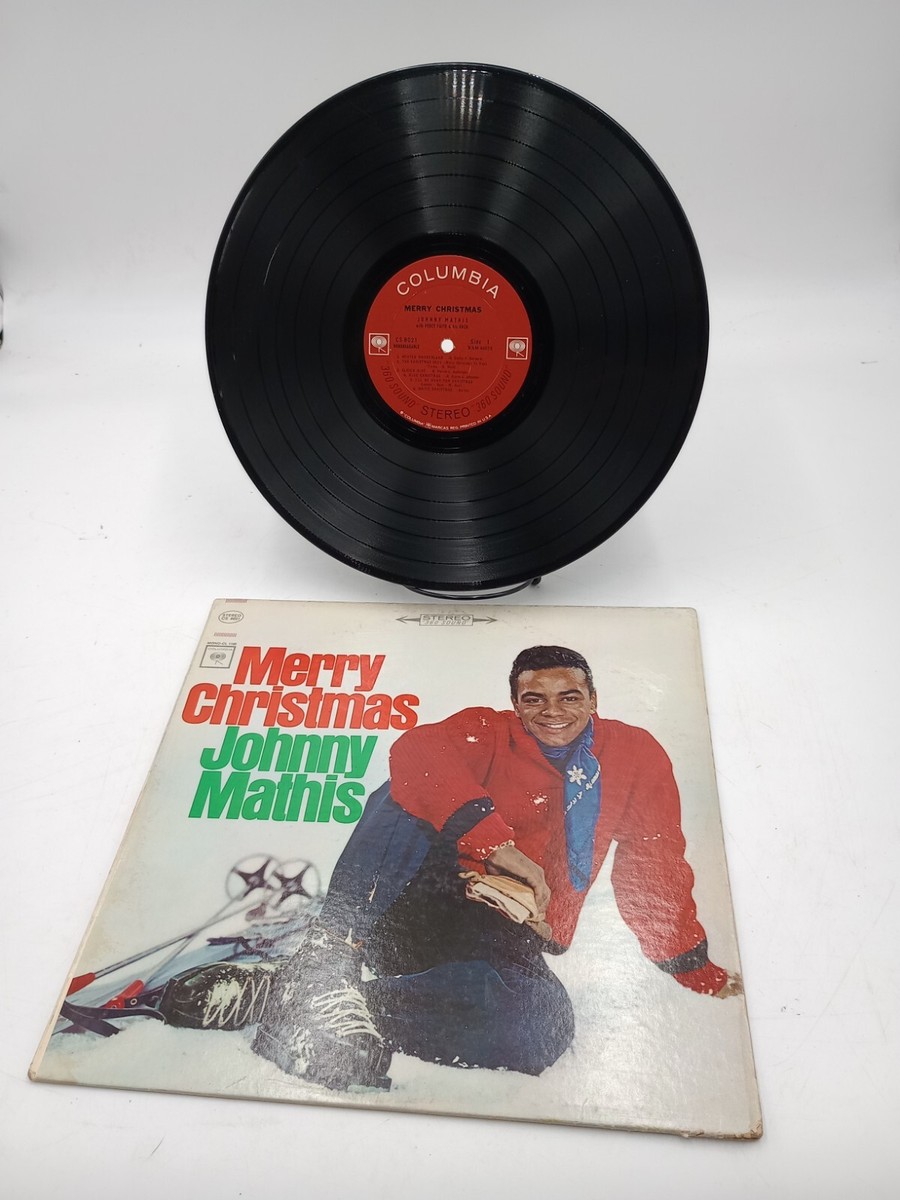 BOXDG36 Johnny Mathis Merry Christmas LP, Album Columbia CS 8021 1959 US