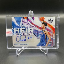 2022-23 Court Kings Chet Holmgren Heir Apparent Sapphire Rookie /25 HA-CHT