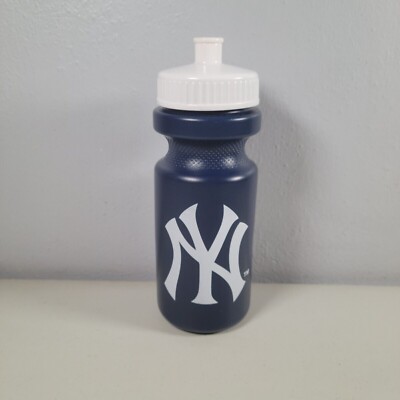 New York Yankees Water Bottle Blue White Twist Off Lid MLB Baseball Made in USA
