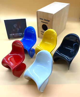 Vitra Design Museum 1/6 Scale Panton Chairs (Set of 5) Verner