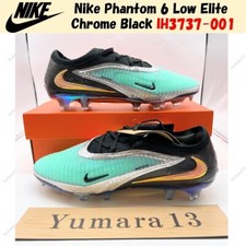 Nike Phantom 6 Low Elite Chrome Black IH3737-001 Men's Size