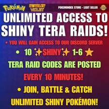 Pokémon Scarlet and Violet ✨ UNLIMITED SHINY TERA RAIDS ⭐️ RAID GENERATOR!