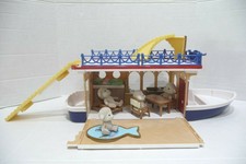 sylvanian families seaside cruiser houseboat value set