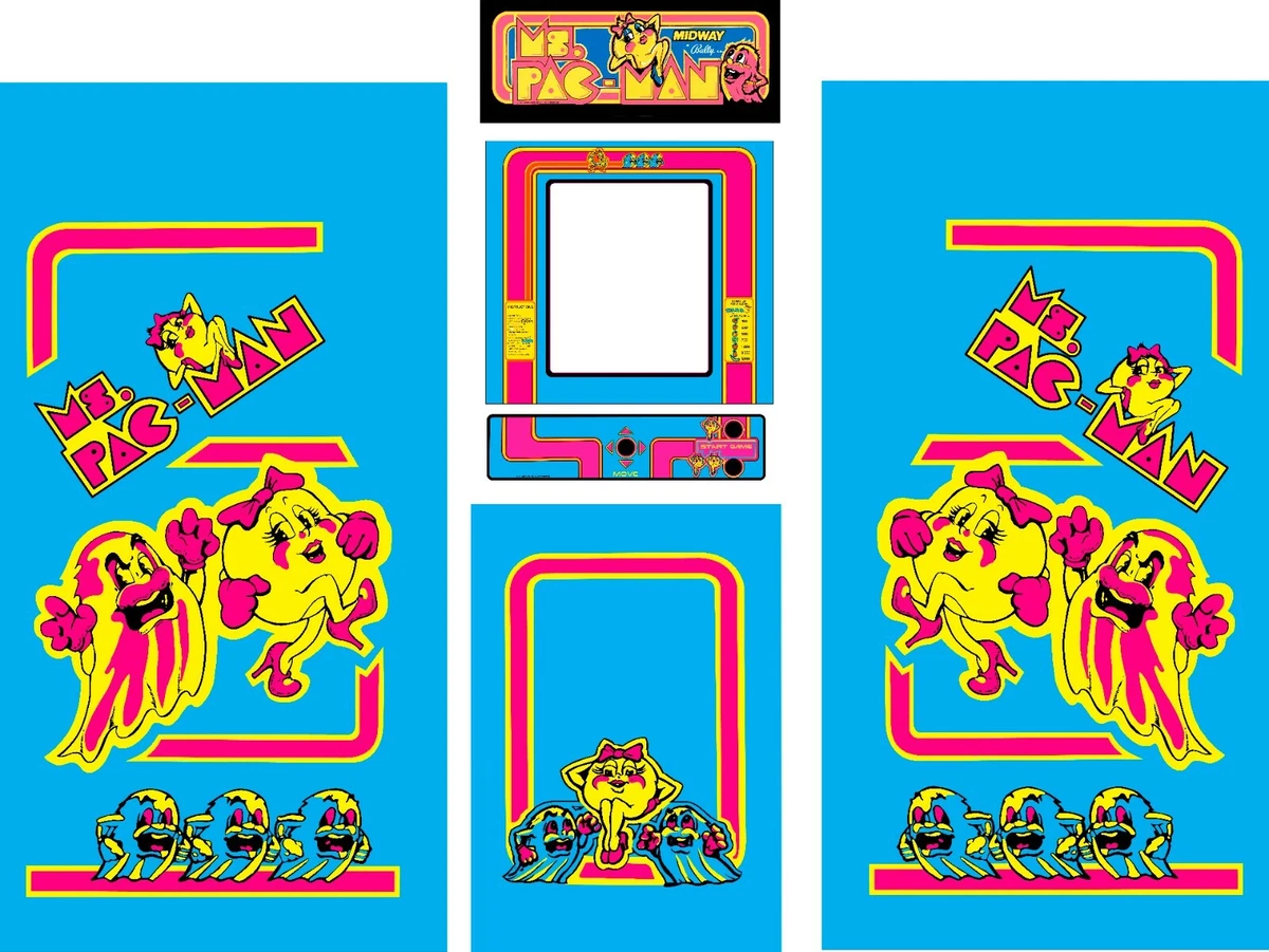 Ms Pac Man Cabinet Art | Cabinets Matttroy Ms Pac Man Cabinet Art | Cabinets Matttroy