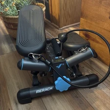 MERACH Steppers for Exercise, Space Saving, Stair Stepper with Resistance Bands