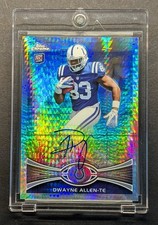 DWAYNE ALLEN Rookie Auto 2012 Topps Chrome Hyper Refractor SP /50 RC