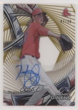 2016 Topps High Tek Auto Gold Rainbow 47/50 Henry Owens #HT-HO Auto 1d4