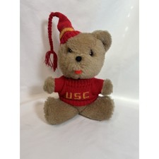 Vintage University Of Southern California Bear With Hat Sheram USC Plush