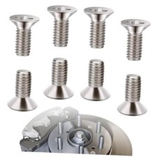 8 PCS Stainless Steel Brake Disc Rotor Screws, Brake Disc Rotor Screws for