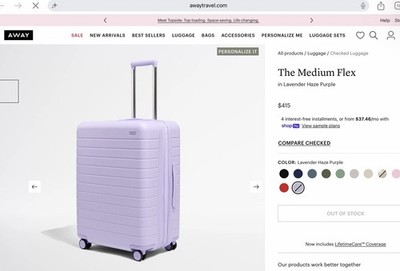 SOLD OUT Lavender Haze Purple - limited edition Away Medium Flex