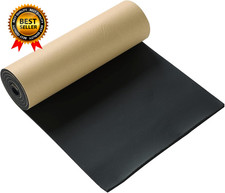 Sponge Neoprene with Adhesive Foam Rubber Sheet1/4" T X 12" W X 54" L, 4. 5 Sqft