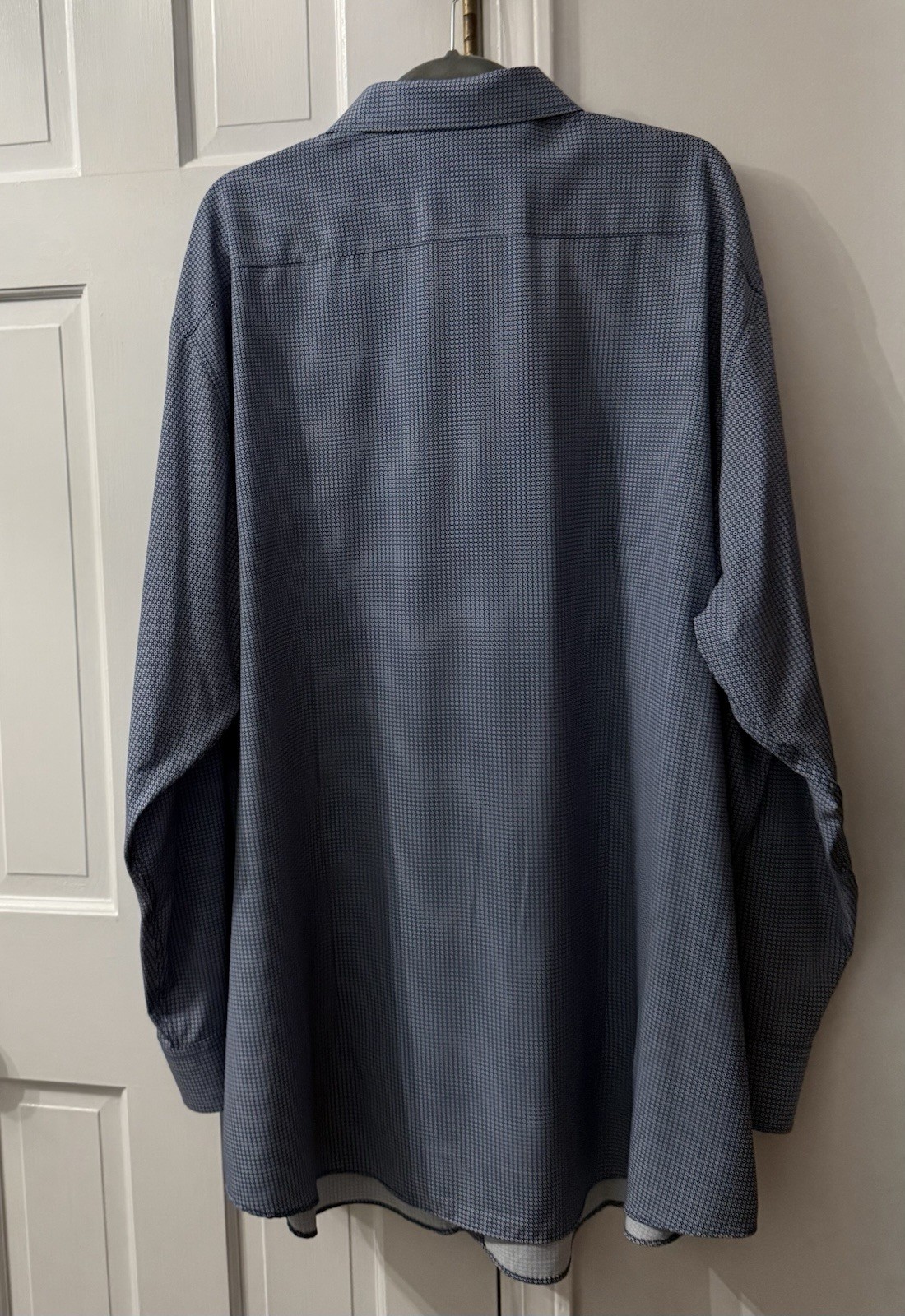 Murano Performance Long Sleeve Button Down Blue/W… - image 11