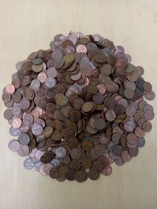 1,000 Bulk Lincoln Copper Pennies 1959-1981