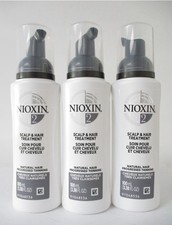Nioxin System 2 Scalp  Hair Treatment, 3.38 oz unboxed Pack of 3