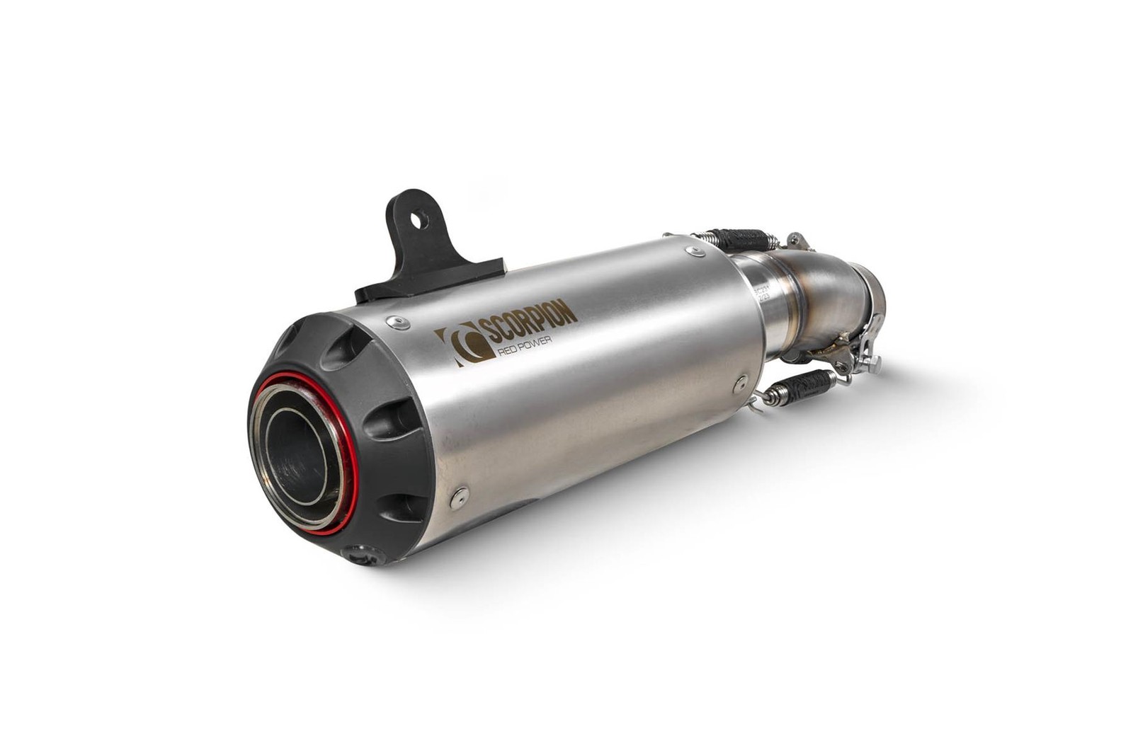 Scorpion Exhaust Red Power Slip-on Titanium Kawasaki Ninja 400 2018-2024