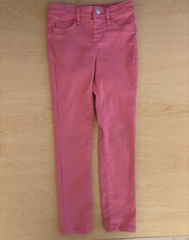 Girls Jumping Beans Pink Adventure Jean Jeggings Size 6