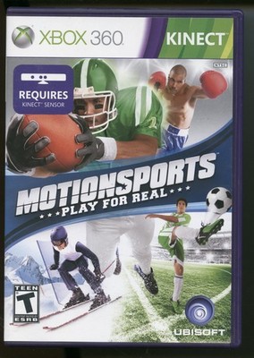 Motion Sports Kinect (Xbox 360, 2010) Complete w/ Manual CIB Tested