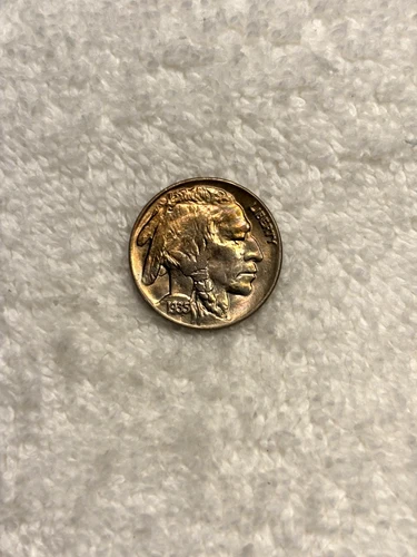 1935-P Brilliant Uncirculated Buffalo Nickel... Solid Toned Gem! See photos.