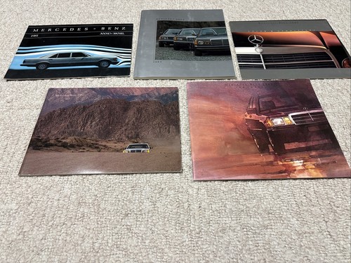 5: 1980s Mercedes-Benz pamphlets