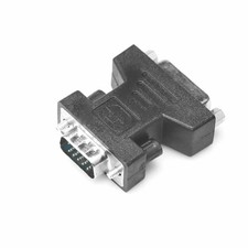 DVI-I Female Analog 24 5 to VGA Male 15-pin Connector Adapter Monitor zz