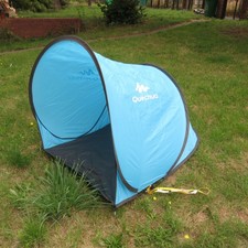 QUECHUA 2 SECONDS 0 BEACH KIDS BABY TENT W105 X145 X H110 cm    1.1KG BLUE