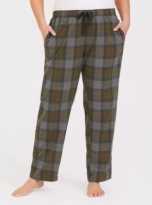 Womens Torrid Outlander Tartan Flannel Sleep Pants Size 0 12 Large EUC