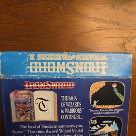 Iron Sword Wizards & Warriors II 2 Nintendo Nes completo CIB