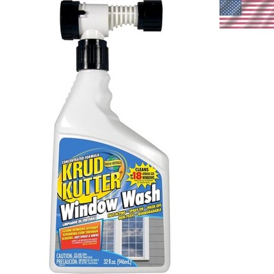 Almond-Scented Window Wash, 32 oz - Non-toxic Streak-Free Cleaning Solution