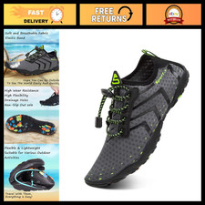 Quick-Dry Aqua Water Shoes for Men Women - Barefoot Beach Swim Socks, Surfing