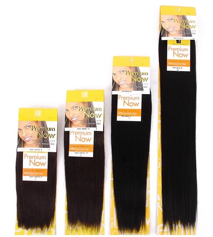 SENSATIONNEL Premium Now Now Yaki Platinum 100% Human Hair Weave - Special Discounted offer