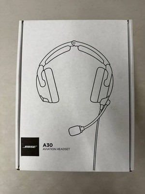 Bose A30 Aviation Headset Bluetooth (A30-BT) Dual Ga Plug   NEW