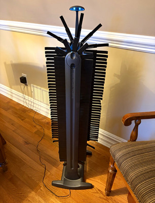 Sharper Image DVD Power Tower 80 DVD Storage Rack/Tower