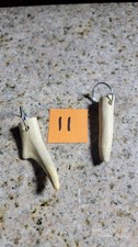 2 Hand Crafted Real Antler Keychain Made In USA GIFT Hunter Outdoorsman Rustic