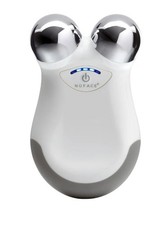 NuFACE Mini Microcurrent Therapy Facial Toning Device Rechargeable White/Silver