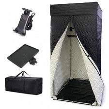 Portable Vocal Booth For Home Studio Recording, Sound 33.5 Black-White