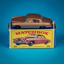 Matchbox Regular Wheels / MB 28 C3 MK 10 Jaguar / 1964 NMIB / Classic Model