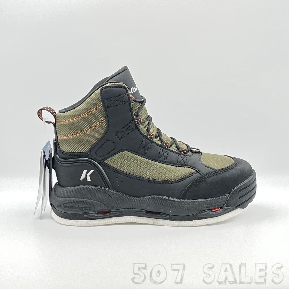 Korkers Greenback Wading Boot Felt & Kling-On Soles 13M Hybrid Fishing Boots Men Korkers Greenback Felt / Kling-On Sole Wading Boots Men main image 4