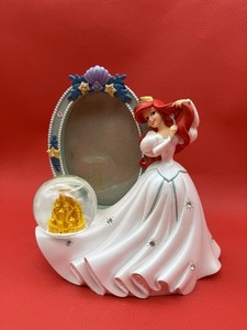 Disney Parks The Little Mermaid Ariel Wedding Figurine Globe Frame